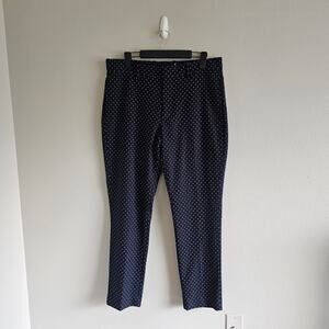 H & M Navy Blue Casual Slim Fit Pants Size 18